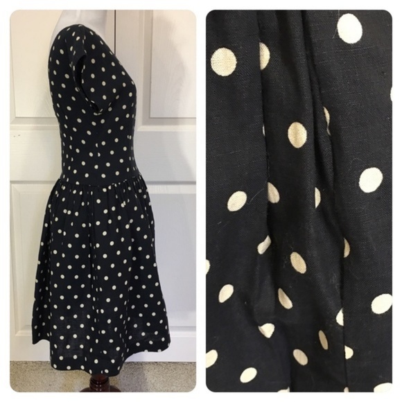 ANTHROPOLOGIE Lili's Closet Dropped Dots Dress - Picture 2 of 4